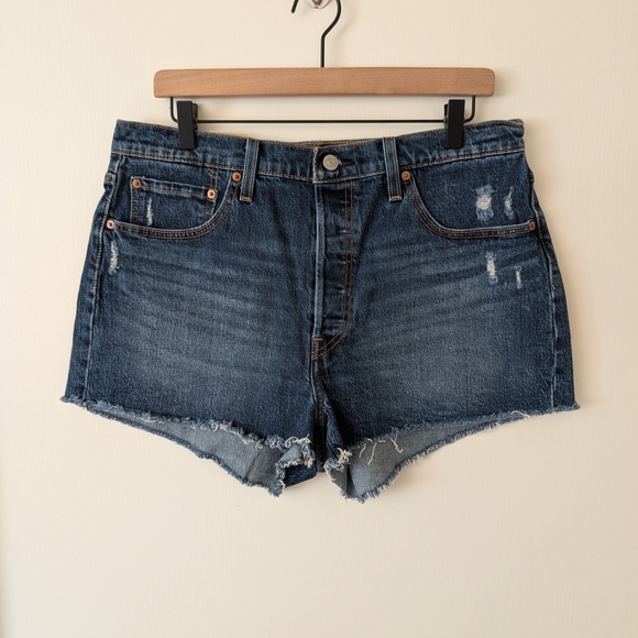 Levi's Pants - Levi's 501 Womens 33 Jean Shorts Denim Cut Offs NWT Casual Classic Summer